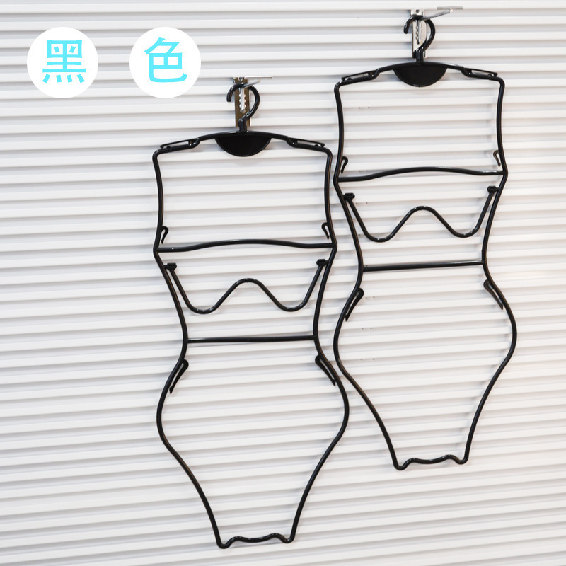 水着ハンガープラスチックシンプル水着水泳パンツズボンハンガー水着展示服ハンガービーチビキニハンガー下着|undefined