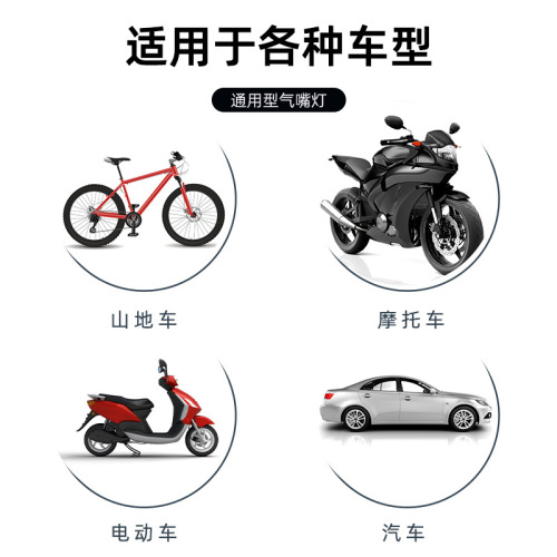 Bicycle valve light, mountain bike valve light, Hot Wheels bicycle accessories, fluorescent stick type wheel tire light