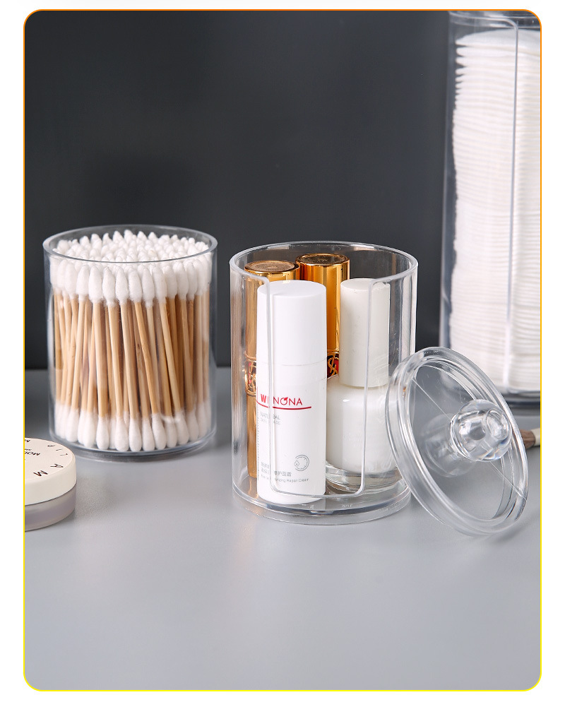 Elegant Lady Simple Style Solid Color PS Plastic Storage Box Makeup Organizers display picture 1