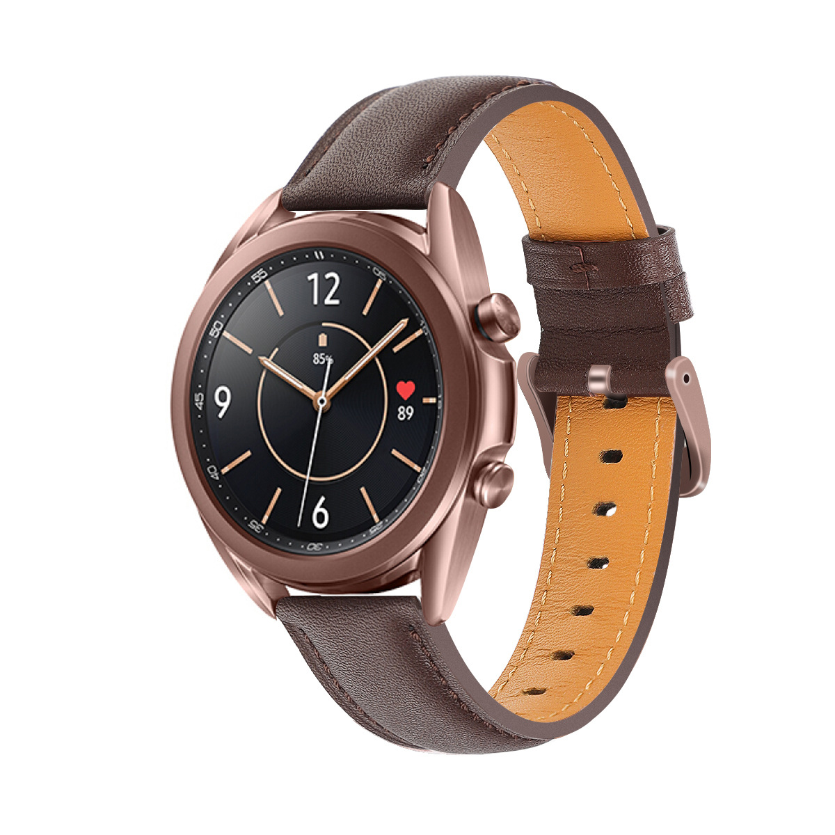 Adecuado para Samsung inteligente Galaxy Watch 3 generación correa de reloj oficial Samsung correa de cuero genuino