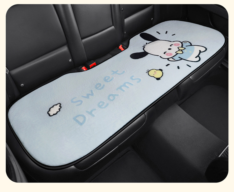 S021 Stuffed Gentleman Puppy Cartoon Car Cushion Single Piece Winter Stuffed Car Cushion Goddess Car Cushion