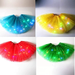 Юбка-пачка tutu с LED-подсветкой 3 слоя
