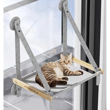 新款猫吊床猫窝玻璃窗户阳台悬挂猫窝猫咪休憩晒太阳吸盘式挂墙式