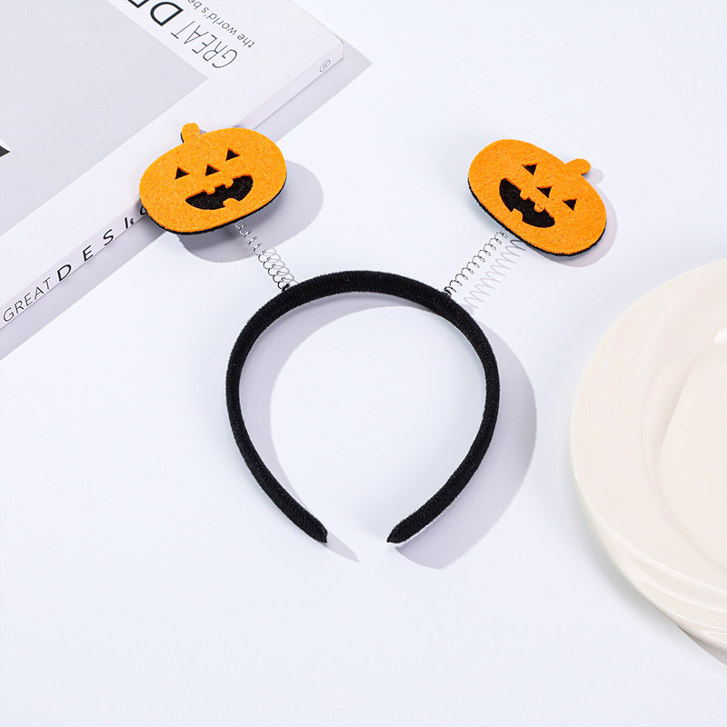 Halloween transfronterizo anillo de cabello personalidad extraña calabaza de alto nivel accesorios accesorios de vestir joyas especiales de cabello