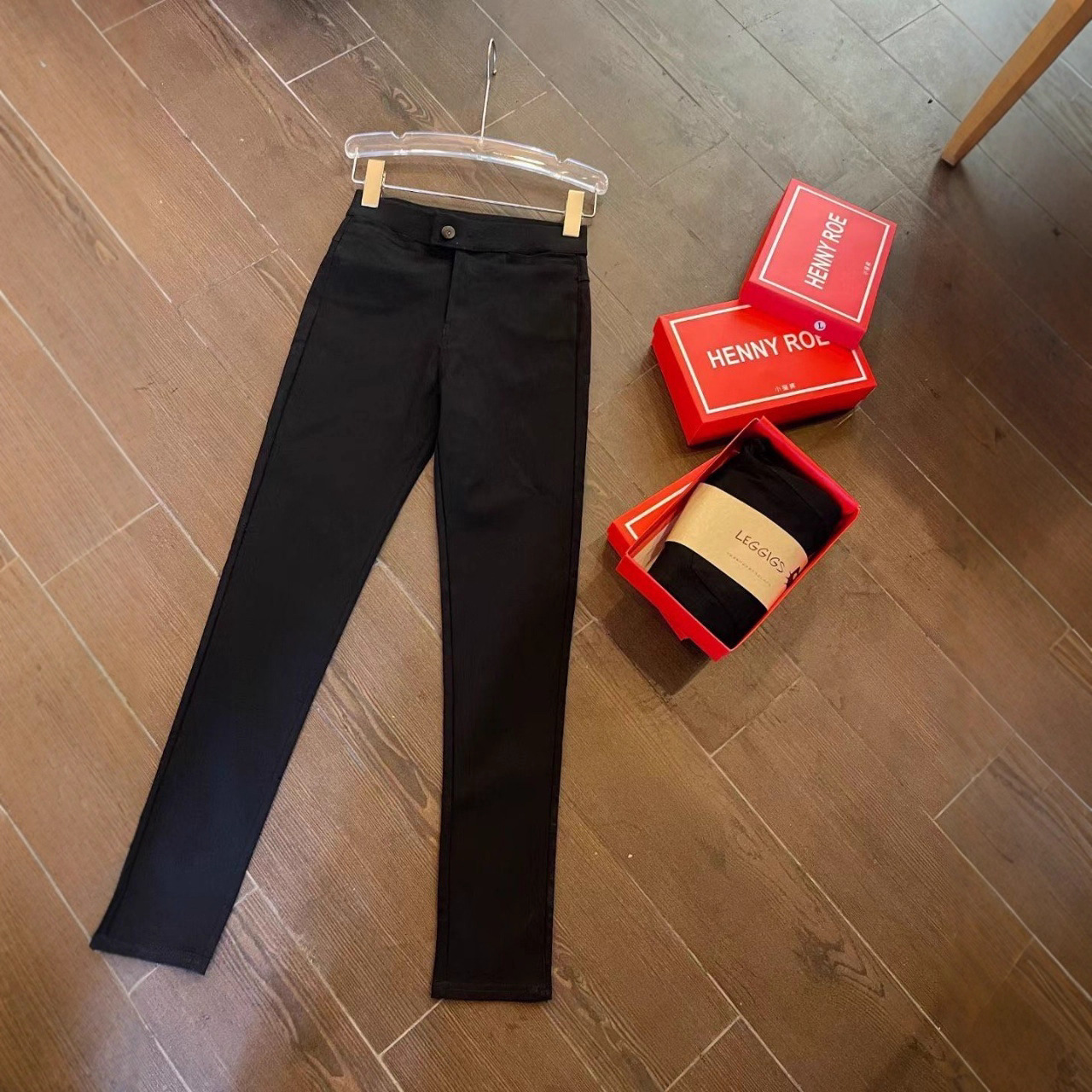 Long Pants Magic Pants Thin High-Waisted Stretchy Little Black Pants Tight-Fitting Outerwear Skinny Leggings Women's Elastic Slightly Stretchy