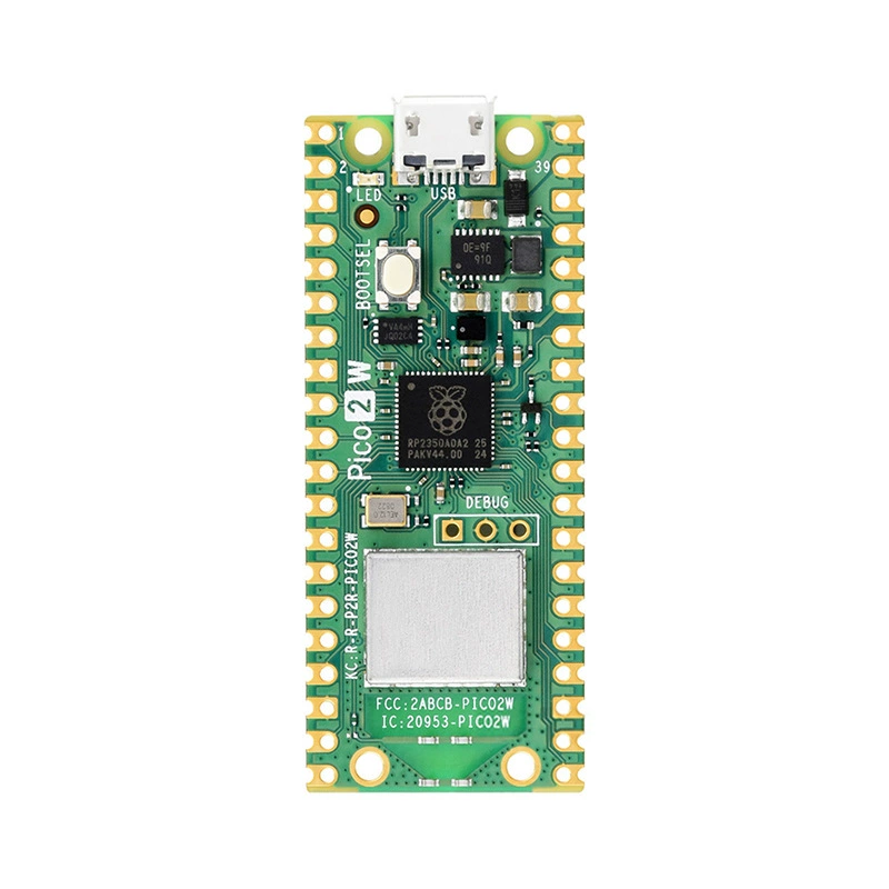 Официальная плата разработки Pico2 RaspberryPi Pico 2W двойной ядро RP2350 чип Python