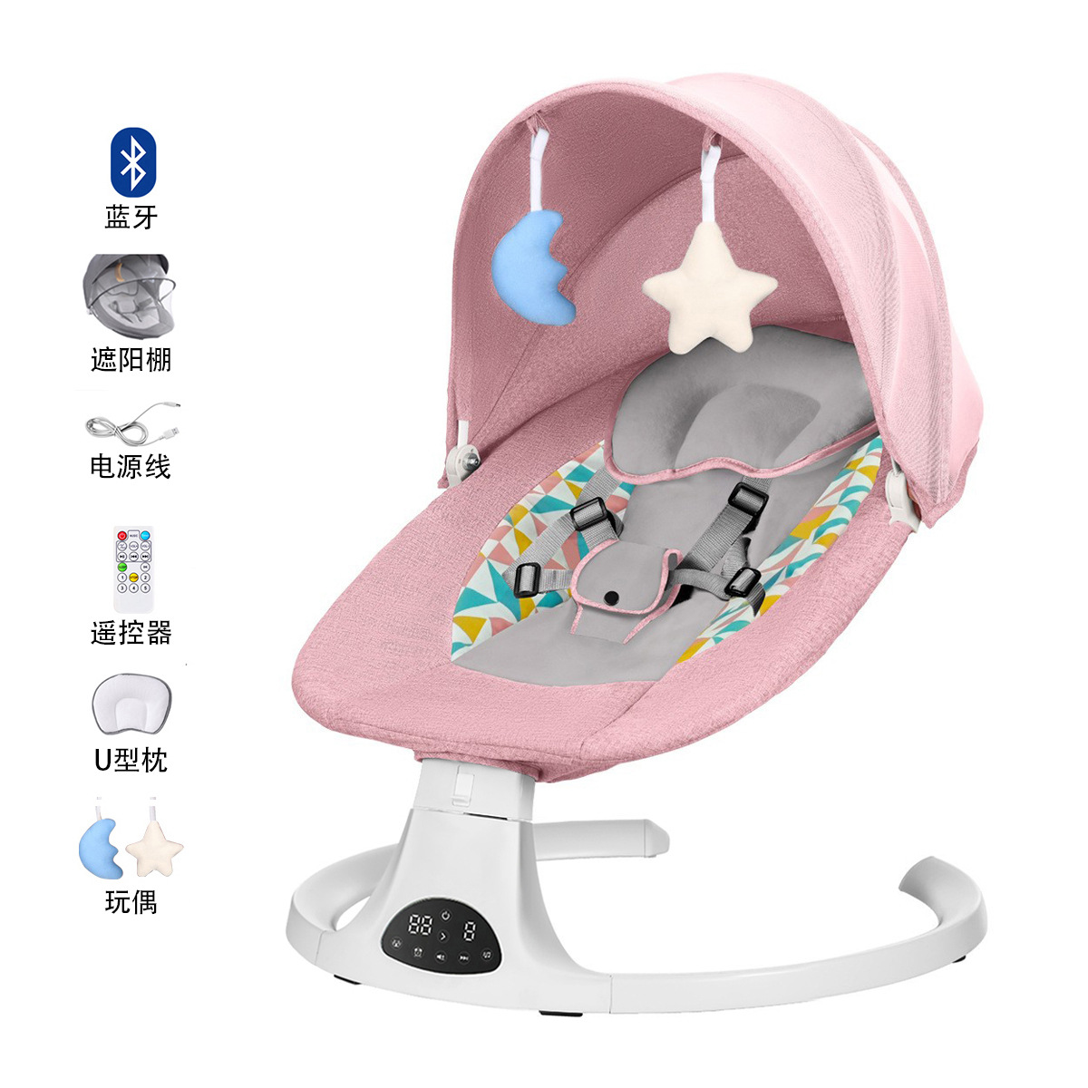 Amazon Hot Sale Baby Mecedor eléctrico interior baby consolation silla de cuna multifuncional sillón