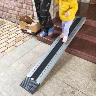 Ramp Board Climbing Mat Door Ramp Pad Motorcycle Wheelchair Electric Vehicle Barrier-Free Stair Step Mat