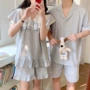 韩国短袖宽松女士家居服