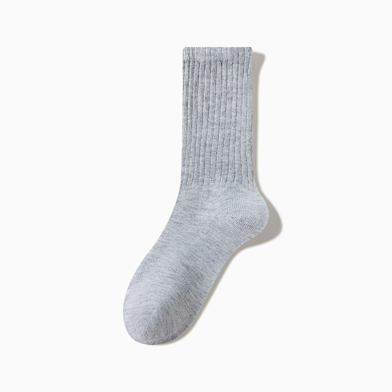 Calcetines para niñas, color sólido de alto valor, calcetines largos de tubo alto de marea callejera de todo fósforo, calcetines japoneses de primavera y verano transpirables y desodorantes