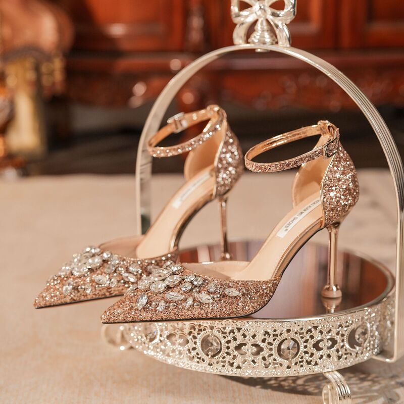 6266-3 sexy rhinestone shiny glitter sandals hollow high heels wedding shoes bridesmaid banquet women's shoes 6266-3 sexy rhinestone shiny glitter sandals hollow high heels wedding shoes bridesmaid banquet women's shoes