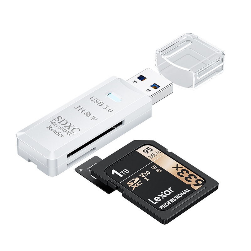 晶華USB3.0カードリーダーtf sd二合一カードリーダー携帯電話オールインワンカメラtfカード多機能二合|undefined