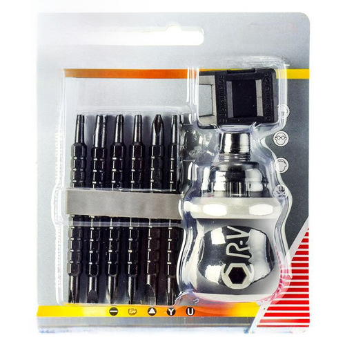 Odd-shaped cross screwdriver, multi-purpose combination 13-in-1 ratchet two-in-one screwdriver set