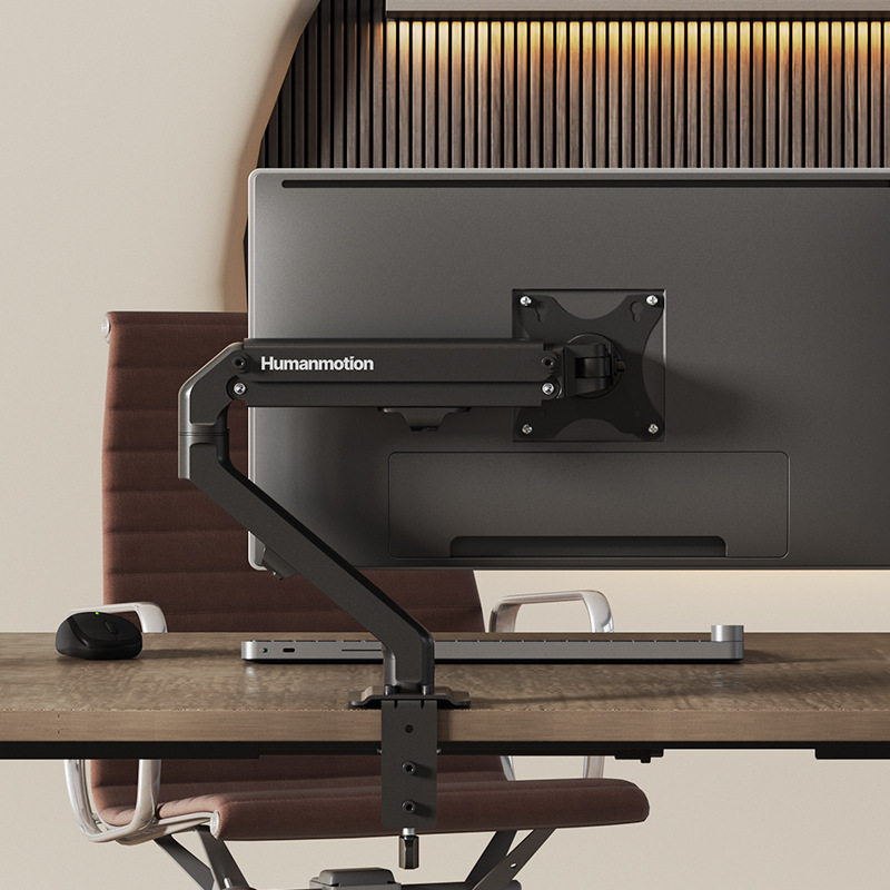 Computer Monitor Stand Robotic Arm Display Screen Cantilever Liftable Vesa Hole Desktop Base