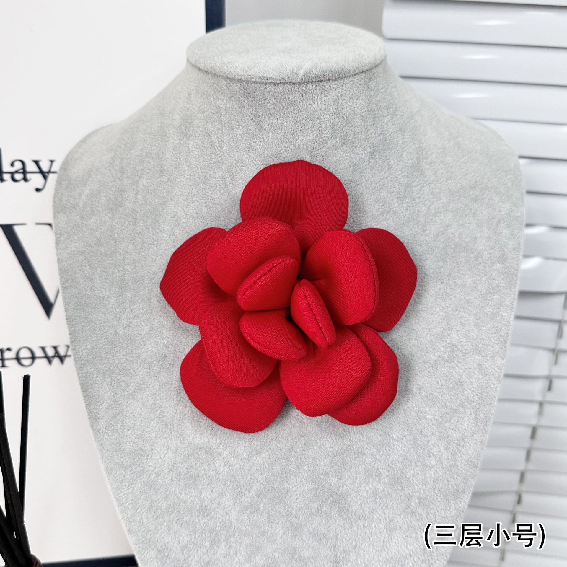 Comercio exterior transfronterizo tela tridimensional flor camisa vestido vestido DIY accesorios de flor hechos a mano venta directa fábrica