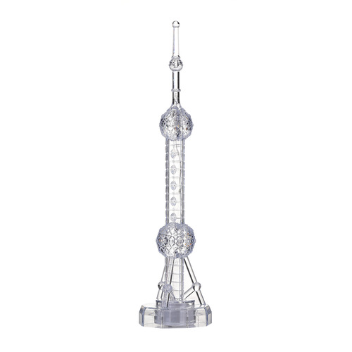 Guangzhou Tower Mini Waist Light Creative Gift Guangzhou Tower Plastic TV Tower Guangzhou Tower Shelf Decor Craft