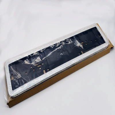 steel license plate frame foreign – License plate holder/license plate holder - white