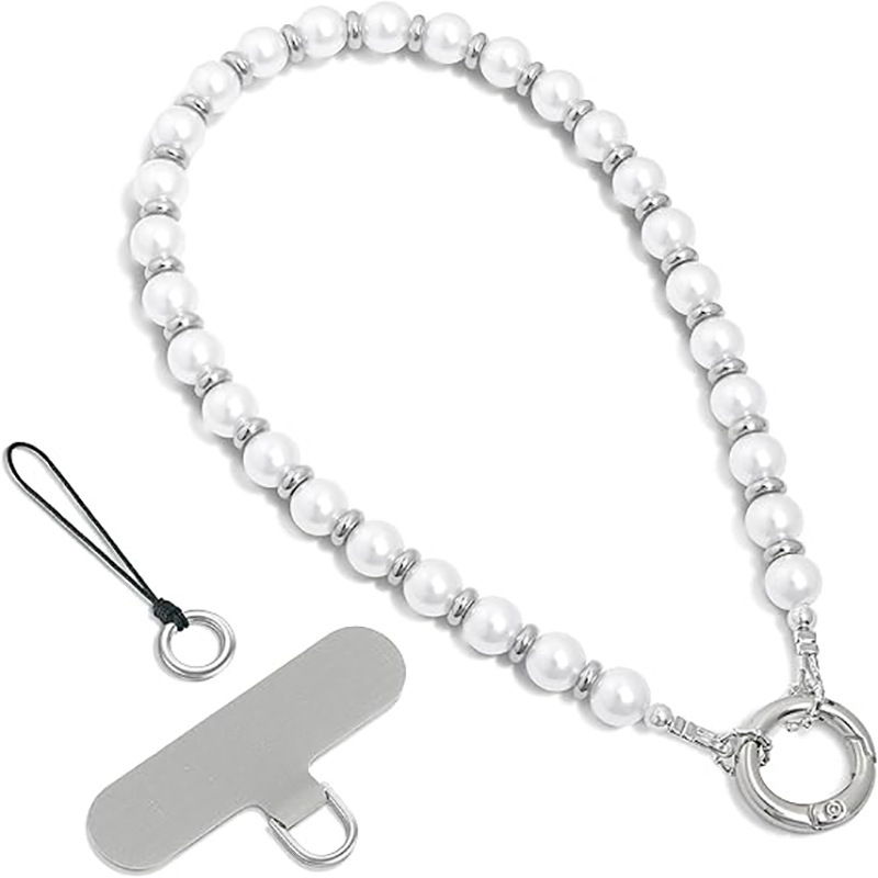 European and American Cross-Border Light Luxury Imitation Pearl Crystal Faceted Bracelet Bag Pendant Pendant Diamond Ring Mixed Keychain Jewelry European and American Cross-Border Light Luxury Imitation Pearl Crystal Faceted Bracelet Bag Pendant Pendant Diamond Ring Mixed Keychain Jewelry