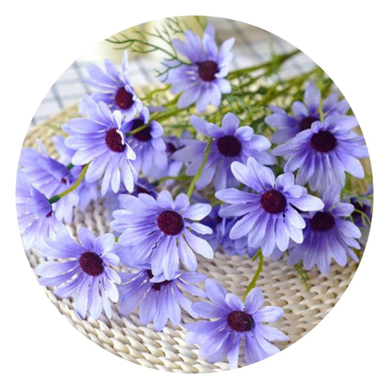 Suministro directo de fábrica crisantemo holandés Margarita artificial crisantemo persa hogar fotografía decoración Manzanilla flor artificial hecha a mano