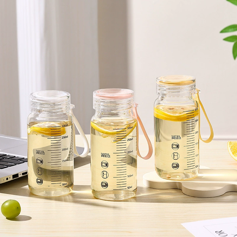 High Borosilicate High Temperature Resistant Milk Cup Household Portable Take-out Student Coffee Cup Glass with Scale High Color Value Water Cup High Borosilicate High Temperature Resistant Milk Cup Household Portable Take-out Student Coffee Cup Glass with Scale High Color Value Water Cup