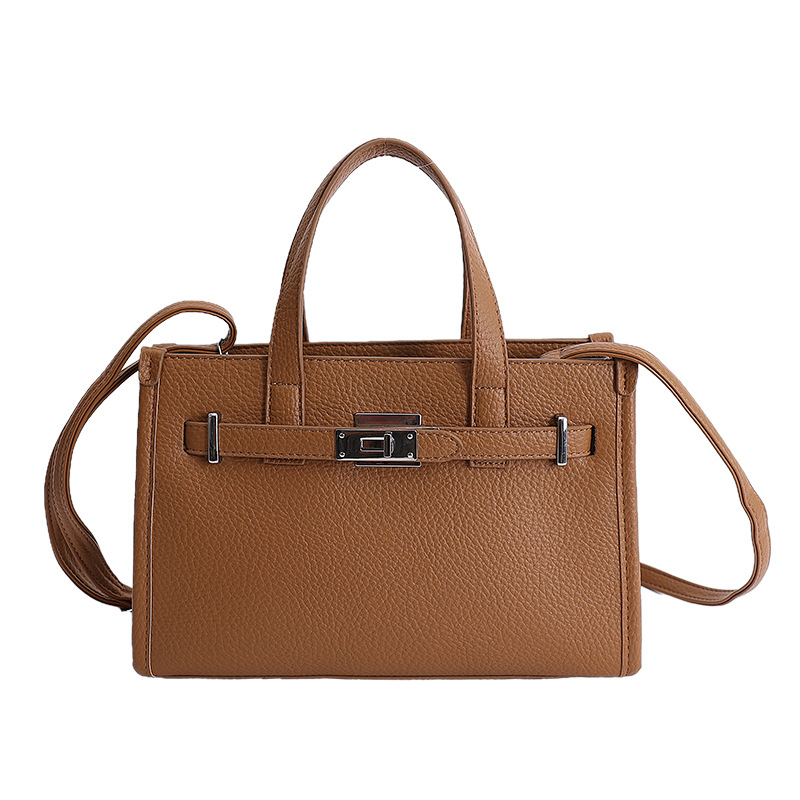 Bolso para mujeres 2026 venta transfronteriza caliente nuevo lichi estampado bolso de mano alta textura lujosa mochila de hombro