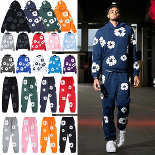 DENIM TEAR ľ�޻�ӡ����ʽ�߽������f����Ů������H�Bñ�l�³�