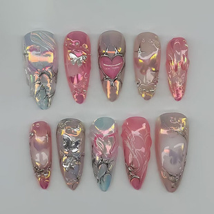 ���w���y���ĝu׃������ins�L�ɲ�ж������24Ƭpress on nails