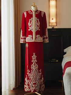 Xiuhe Suit for Men, High-End Summer Chinese-Style Wedding Attire for the Groom, 2025 New Velvet Xiuhe Men's Wedding Dress