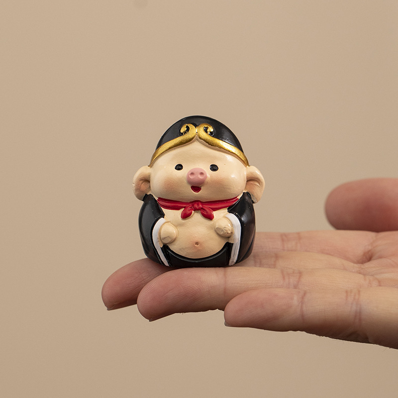 中国風西遊記師弟四人のデスクトップ人物文創小置物造景装飾工芸品創意プレゼント|undefined