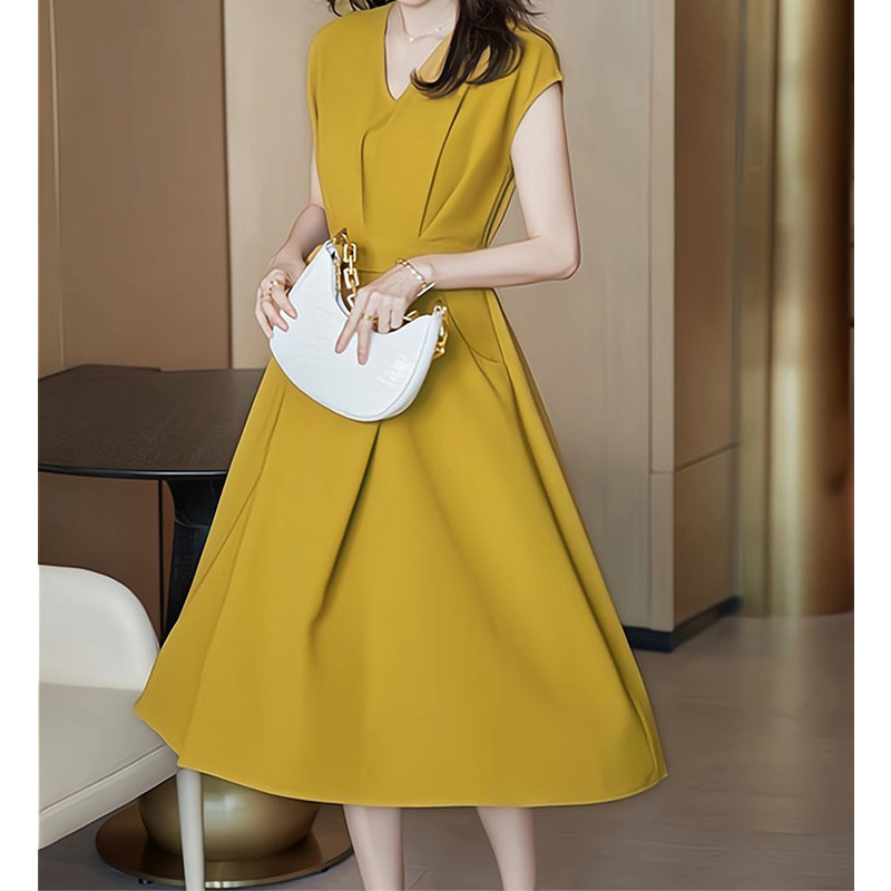 F9329 1820K VÁY ĐẦM LIỀN THÂN DÁNG DÀI NỮ HANTDC MÙA HÈ THỜI TRANG NỮ G05 SẢN PHẨM MỚI