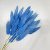 A bunch of 60 dark blue rabbit tails