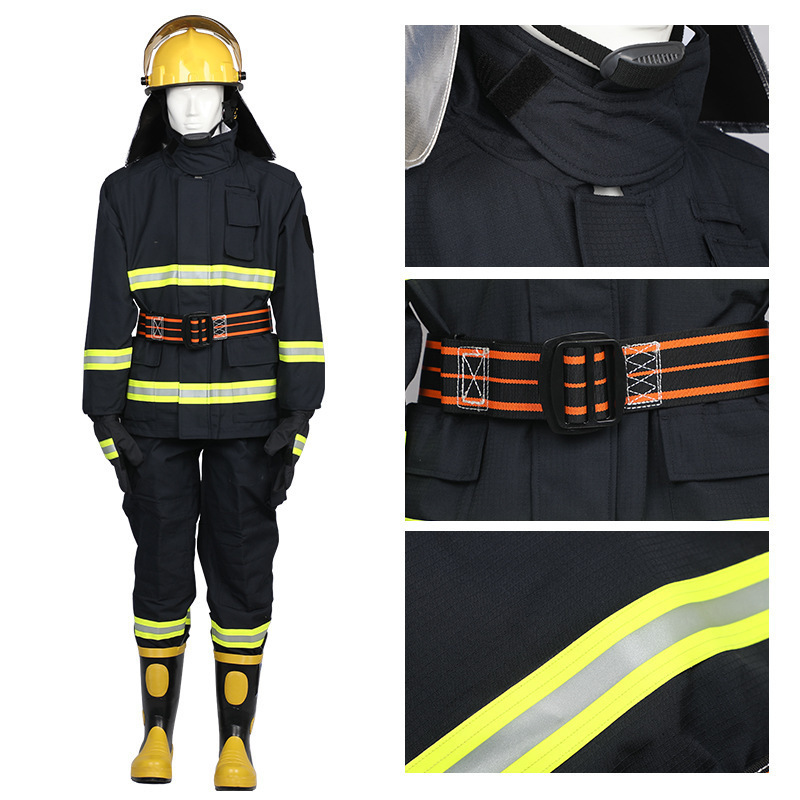 仲谋阻燃服消防服14隔热抢险火灾防护服灭火救援逃生款分体式仲谋