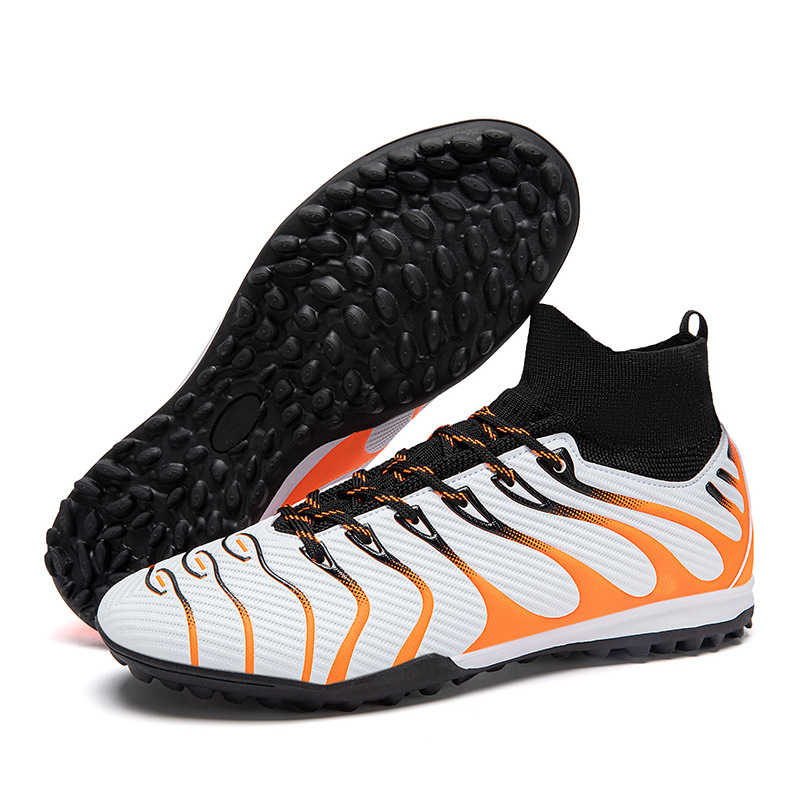 Zapatos de fútbol temu transfronterizos personalizados Copa del Mundo Ronaldo zapatos de entrenamiento profesionales zapatos de fútbol infantil antideslizantes