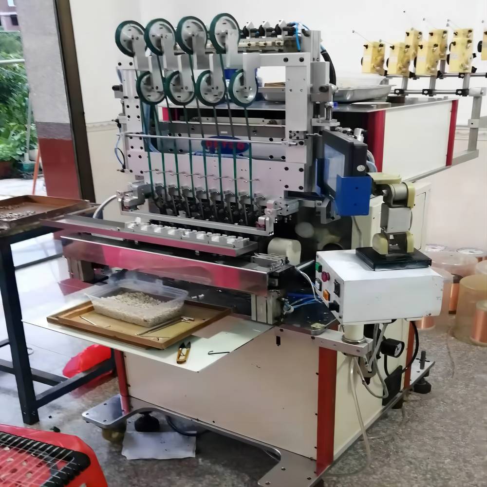 田中12轴全自动绕线机     金华翼多轴绕线机