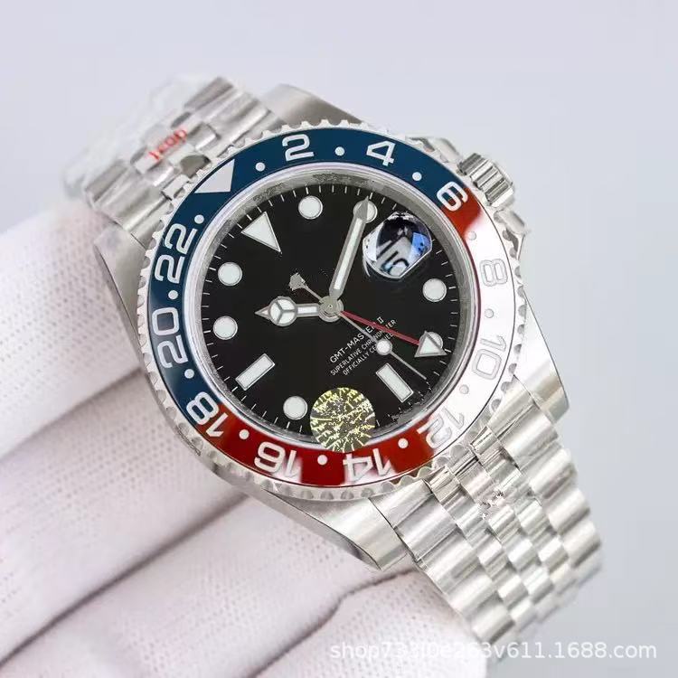 Submartial transfronterizo de comercio exterior Labor Greenwich Watch Reloj mecánico masculino completamente automático Anillo de cola luminoso impermeable