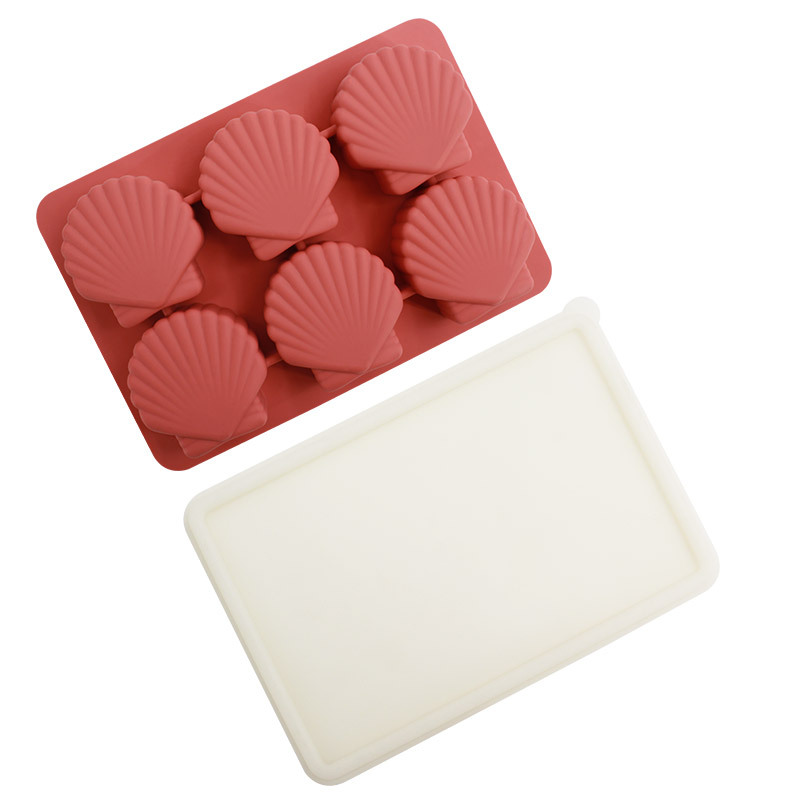 Whisky transfronterizo de dibujos animados rejilla de hielo de silicona molde de hielo con tapa molde de hielo para hockey sobre hielo caja de almacenamiento de hielo para el hogar en stock