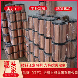 T2紫铜线0.1mm-8mm无氧退火紫铜丝可带轴C1100脱氧导电导热紫铜线