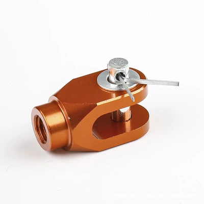 Off-Road Motorcycle Cr125/250 Crf250/450 Modified Cnc Aluminum Alloy Rear Brake Head (Motorcycle pedals) - orange-aluminum-alloy-8mm