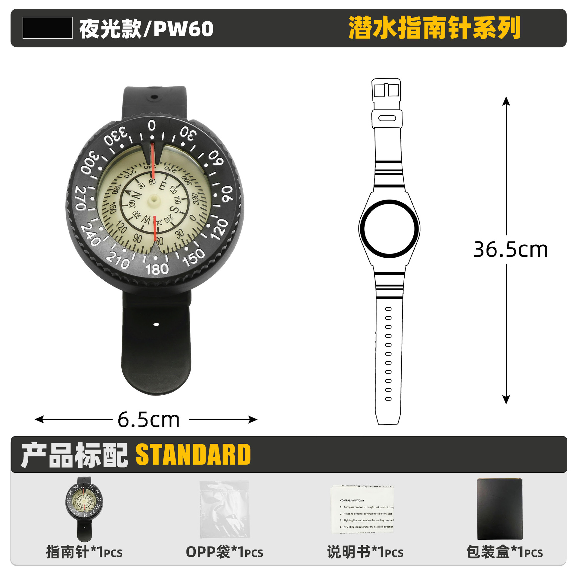 Imagen principal luminosa magnética fuerte/PW60