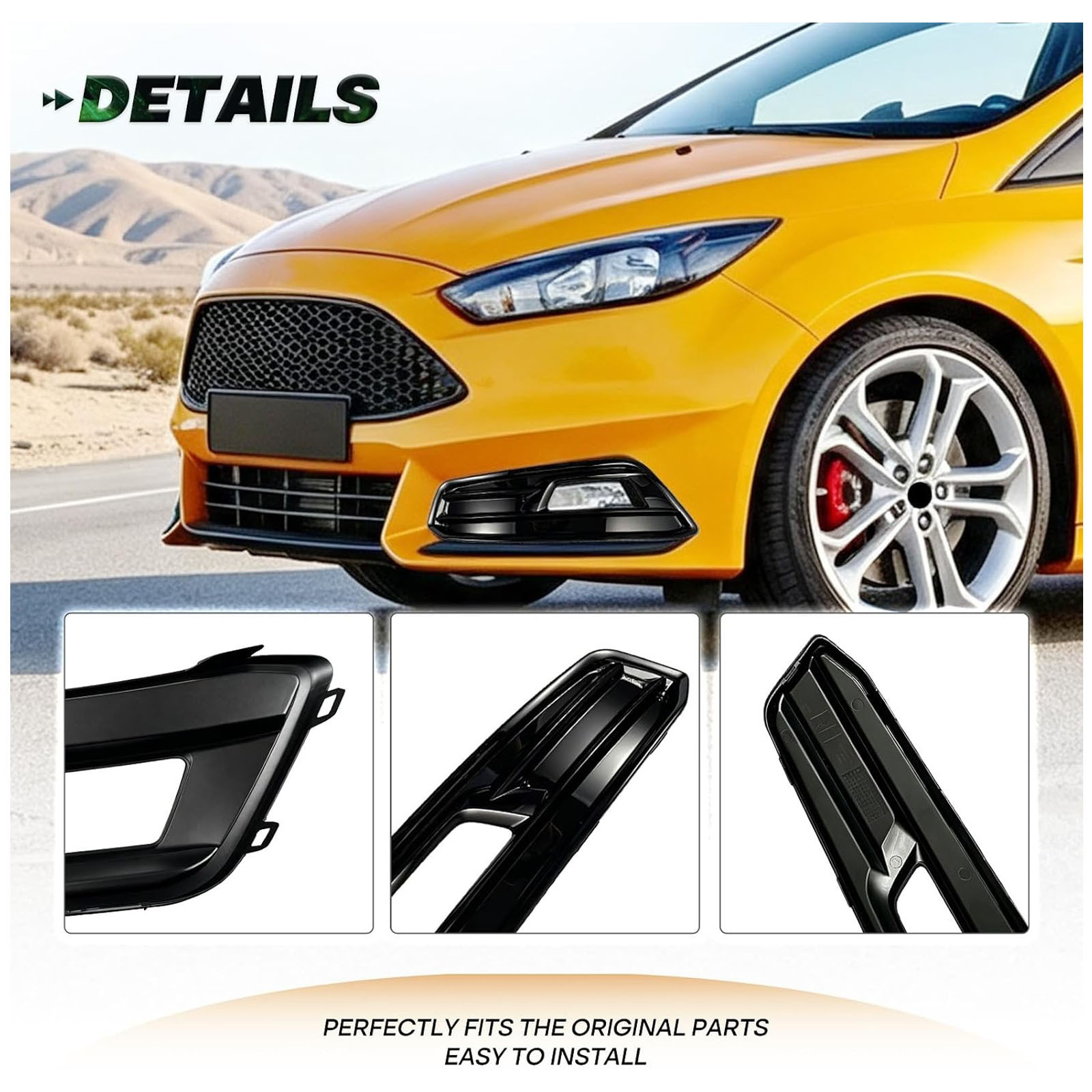 Cross-border bestseller suitable for 2015-18 Ford Focus ST fog light frame F1EZ15266C F1EZ15266F