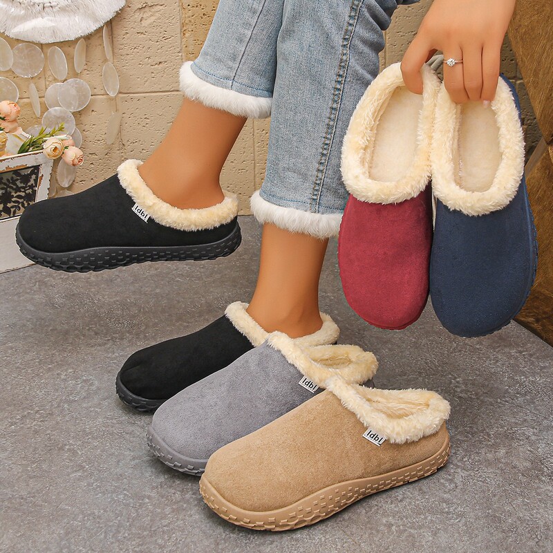 2026 Autumn New Collection: Plus-Size Women's Casual and Comfortable Faux Fur Fashion Slip-On Slippers, One Size Fits All 2026 Autumn New Collection: Plus-Size Women's Casual and Comfortable Faux Fur Fashion Slip-On Slippers, One Size Fits All