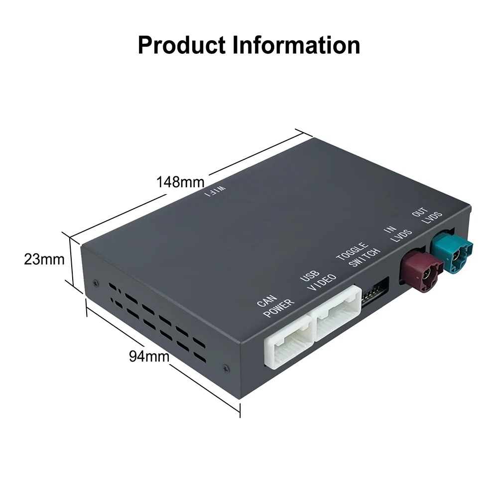 Wireless CarPlay Hicar Box for BMW with Backup Camera Support