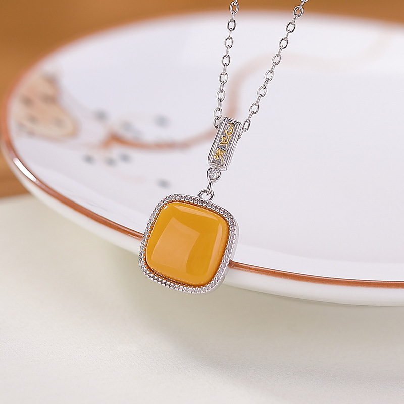 Mẫu bạc sáp ong - đất (không bao gồm dây chuyền)