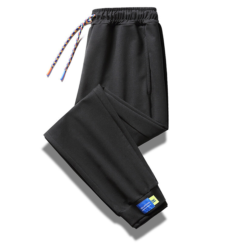 2022 pantalones de chándal de los hombres de primavera/verano Pantalones recortados pantalones casuales de pareja de estudiantes Pantalones deportivos de punto sueltos atados al tobillo