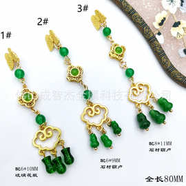 福星高照压襟 福到吉祥流苏挂件 万福如意一身披晴朗中式雅韵之美