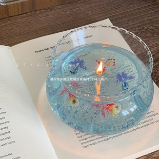 IL Home Bubble Fish Birthday Gift Tank Niche Atmosphere LST Bedroom Goldfish Aromatherapy Candle Sense Wholesale