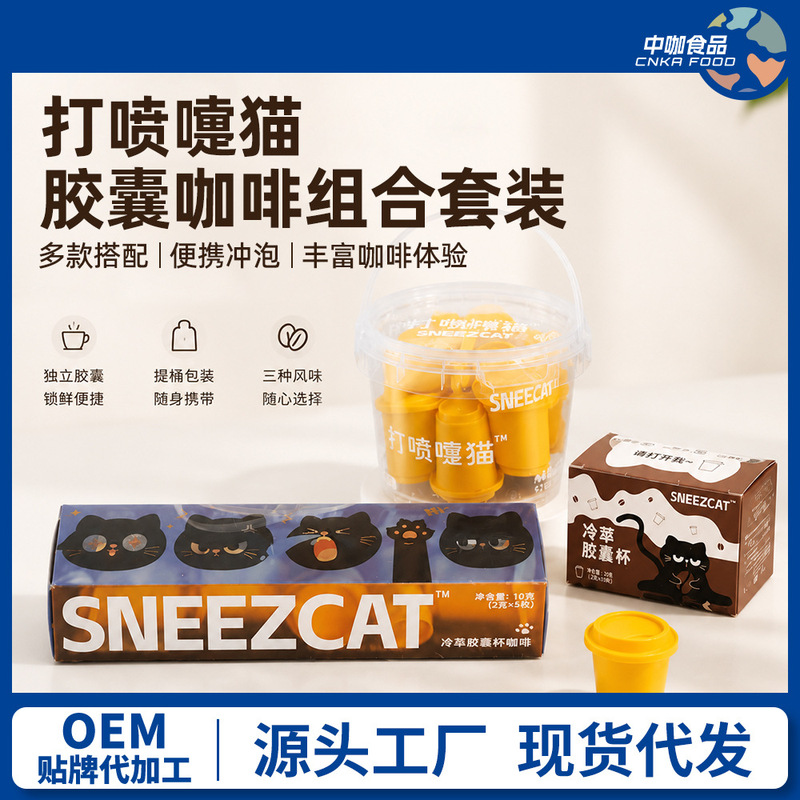 Premium Cold Brew Coffee Powder Concentrate Americano Capsule Coffee, 0 Sugar Instant Small Can Portable Americano Black Coffee Premium Cold Brew Coffee Powder Concentrate Americano Capsule Coffee, 0 Sugar Instant Small Can Portable Americano Black Coffee