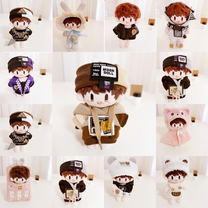 Only the Clothes】Zhou Keke Doll Clothes, Zhou Shen Cotton Doll Clothes, 10cm Replacement Outfit, 16cm Trendy Doll Set