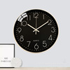 12 -inch clock clock hanging bell factories wholesale quartyn clock modern simplicity plastic living room digital CLOCK