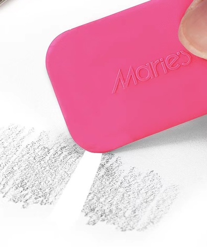 Marie High-Light Eraser Triangle Oval Hard Sketch Drawing Eraser Art Speed Sketch Pencil High-Light Eraser